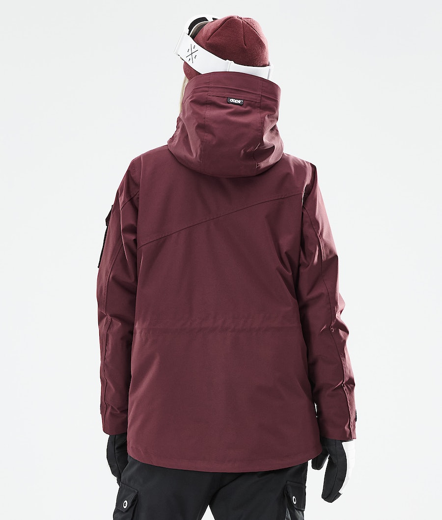 Dope Adept W 2021 Snowboardjacke Damen Bordeaux | 491-TMNRHI