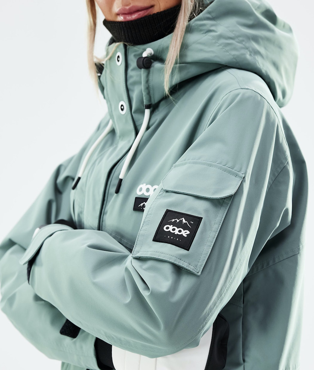 Dope Adept W 2021 Snowboardjacke Damen Grün | 820-LZBXWQ