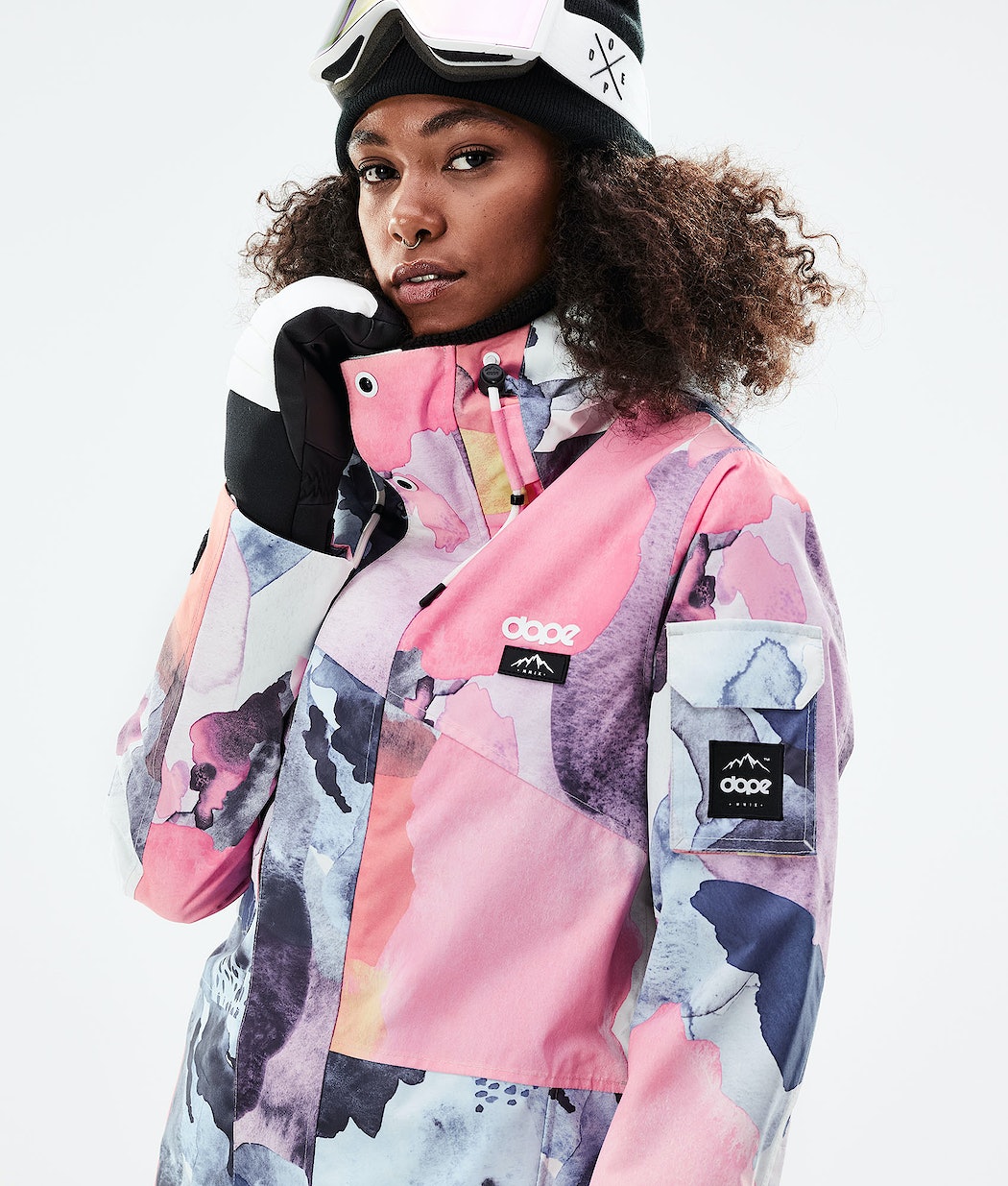 Dope Adept W 2021 Snowboardjacke Damen Mehrfarbig Rosa | 932-QMUNHP