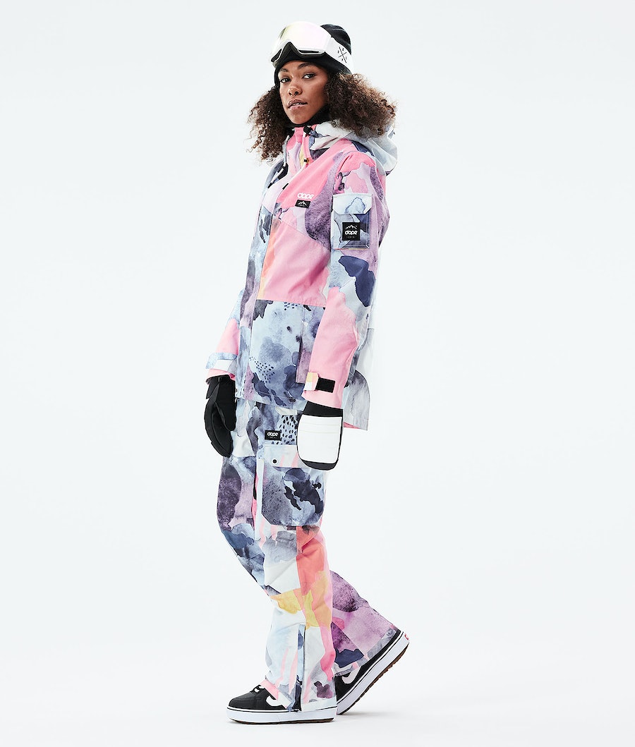 Dope Adept W 2021 Snowboardjacke Damen Mehrfarbig Rosa | 932-QMUNHP