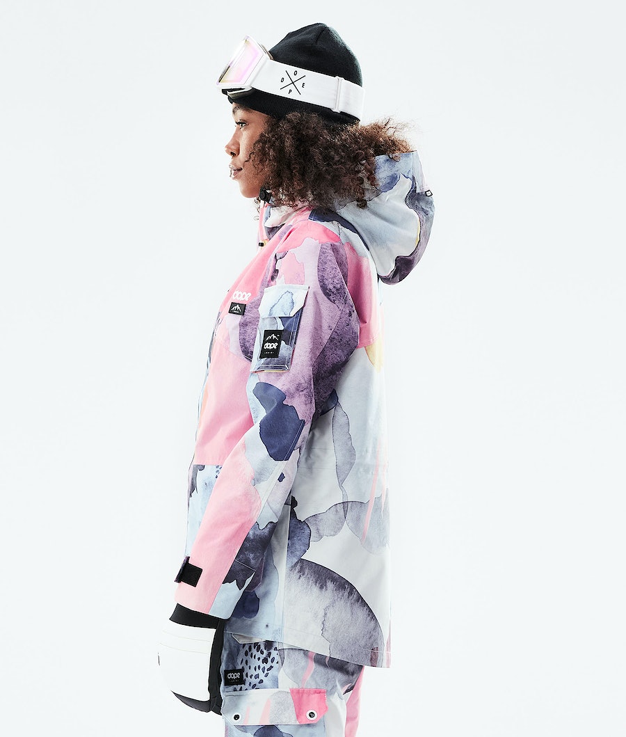 Dope Adept W 2021 Snowboardjacke Damen Mehrfarbig Rosa | 932-QMUNHP