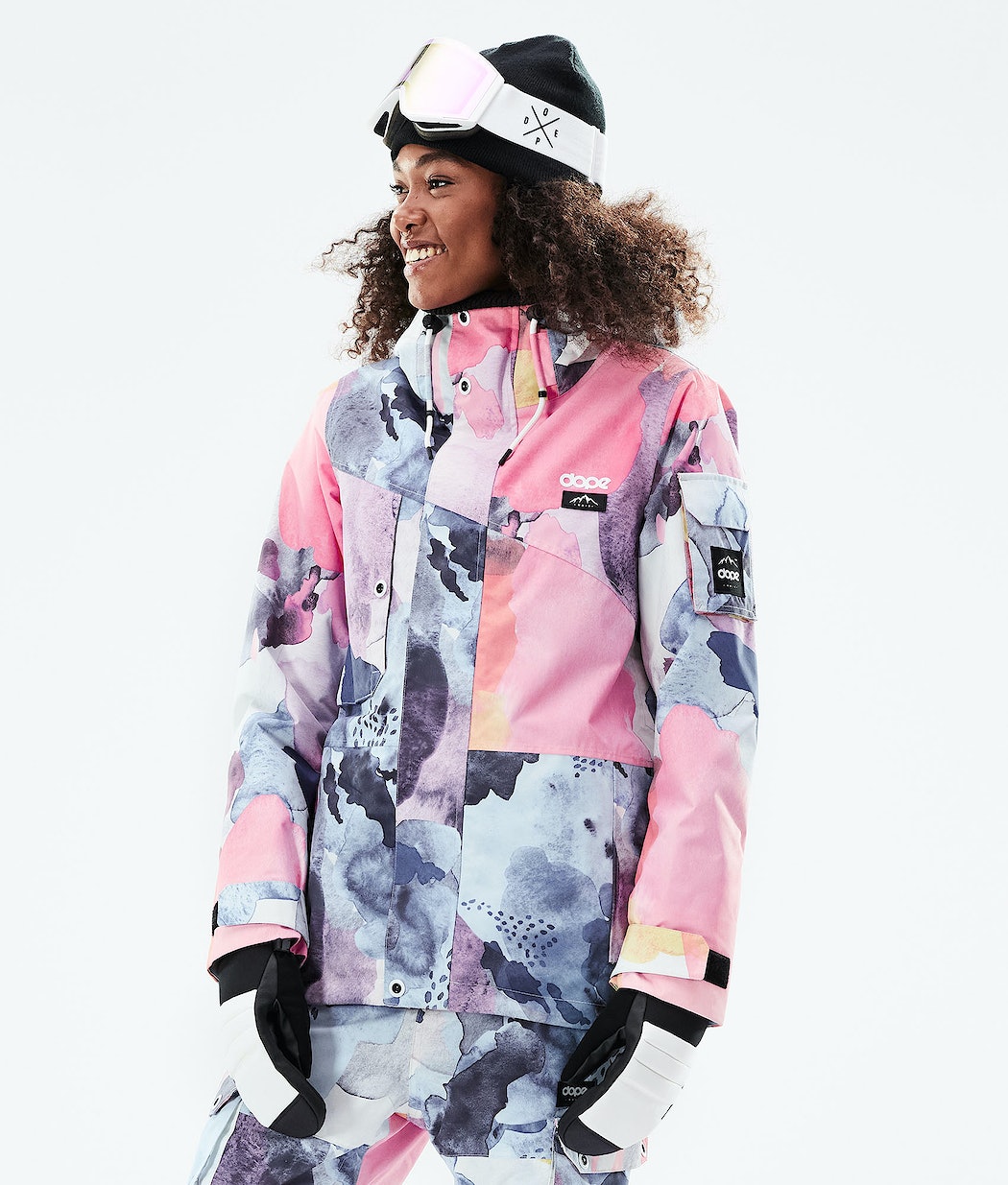 Dope Adept W 2021 Snowboardjacke Damen Mehrfarbig Rosa | 932-QMUNHP