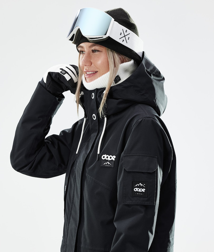 Dope Adept W 2021 Snowboardjacke Damen Schwarz | 268-YNODIS