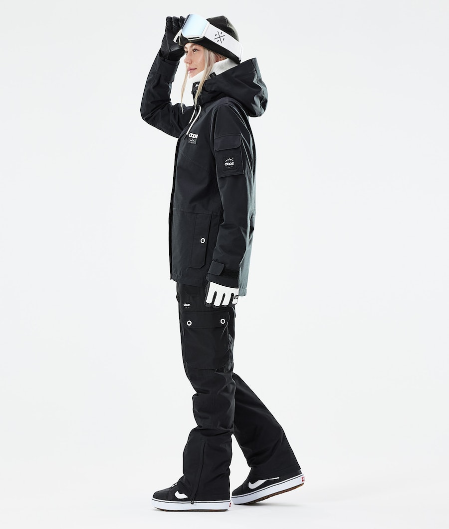 Dope Adept W 2021 Snowboardjacke Damen Schwarz | 268-YNODIS