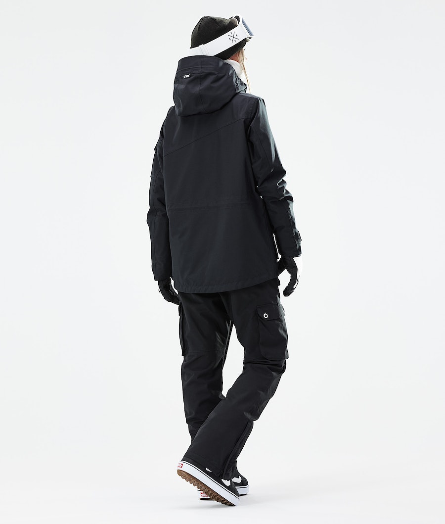 Dope Adept W 2021 Snowboardjacke Damen Schwarz | 268-YNODIS