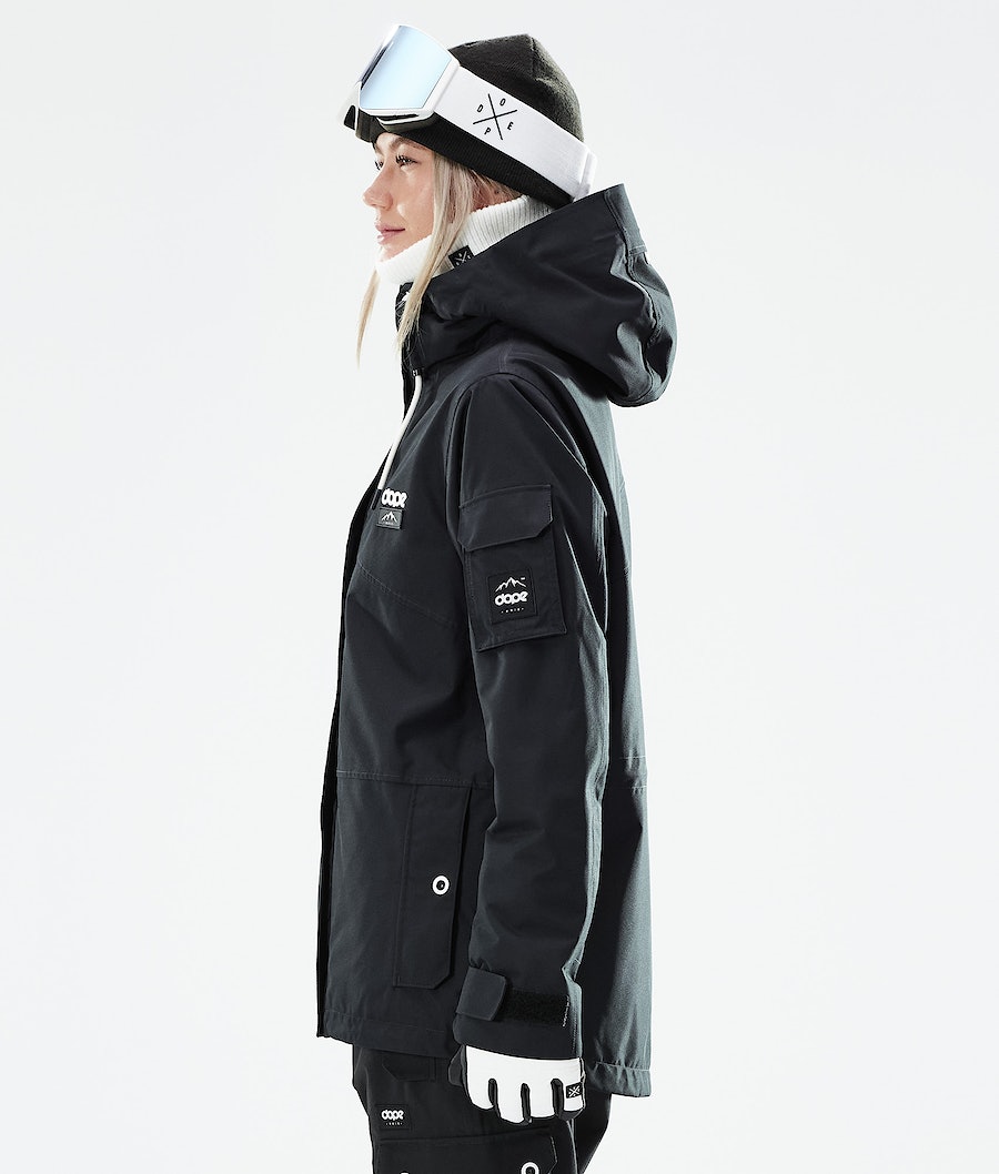 Dope Adept W 2021 Snowboardjacke Damen Schwarz | 268-YNODIS