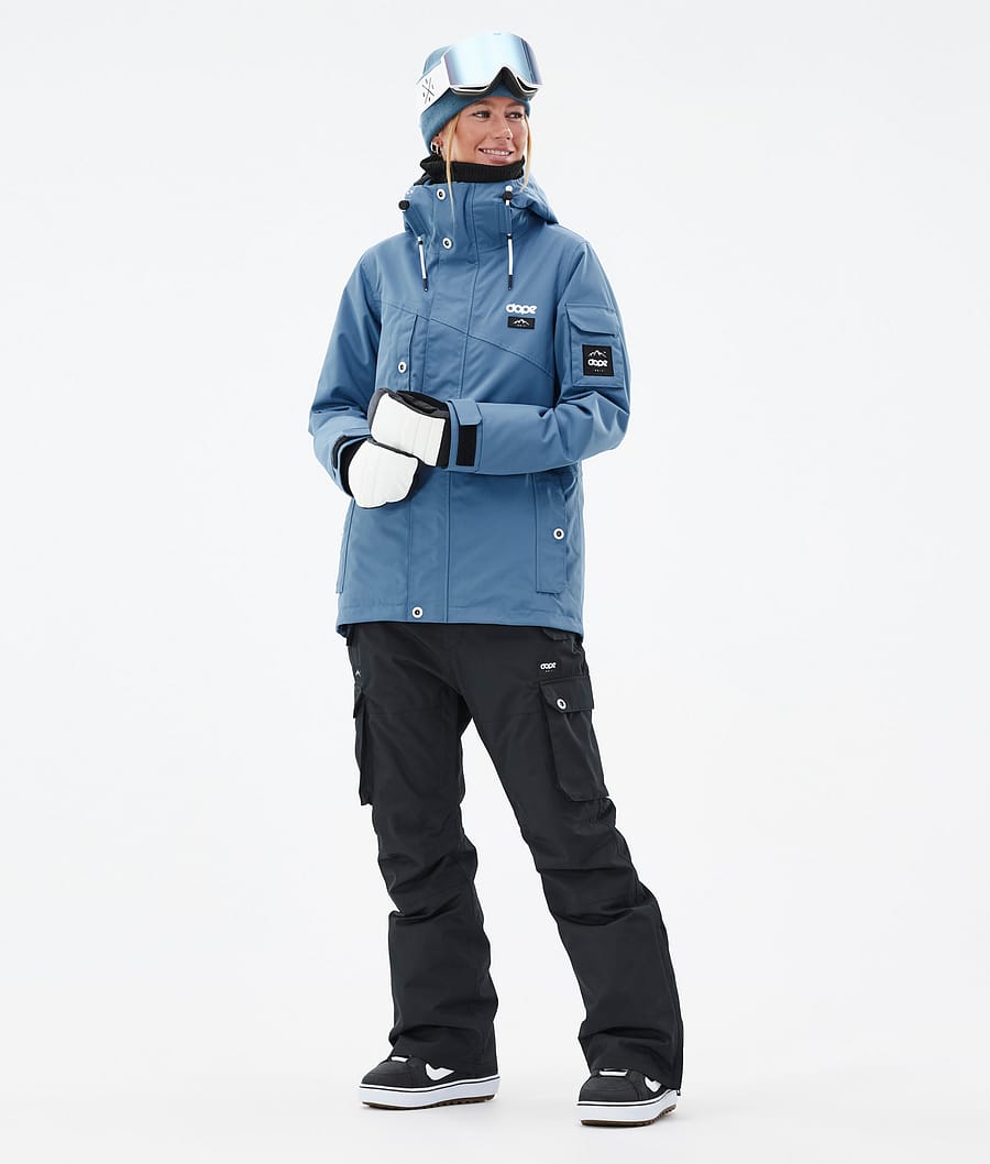 Dope Adept W Snowboardjacke Damen Blau Grau | 105-USKDTO