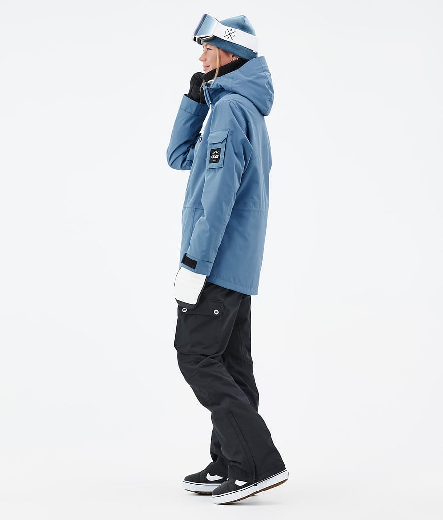 Dope Adept W Snowboardjacke Damen Blau Grau | 105-USKDTO