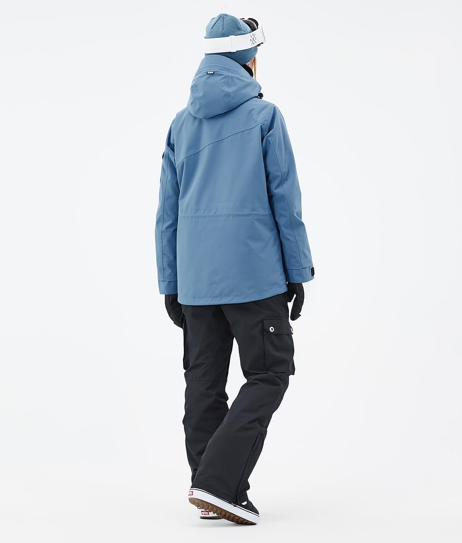 Dope Adept W Snowboardjacke Damen Blau Grau | 105-USKDTO