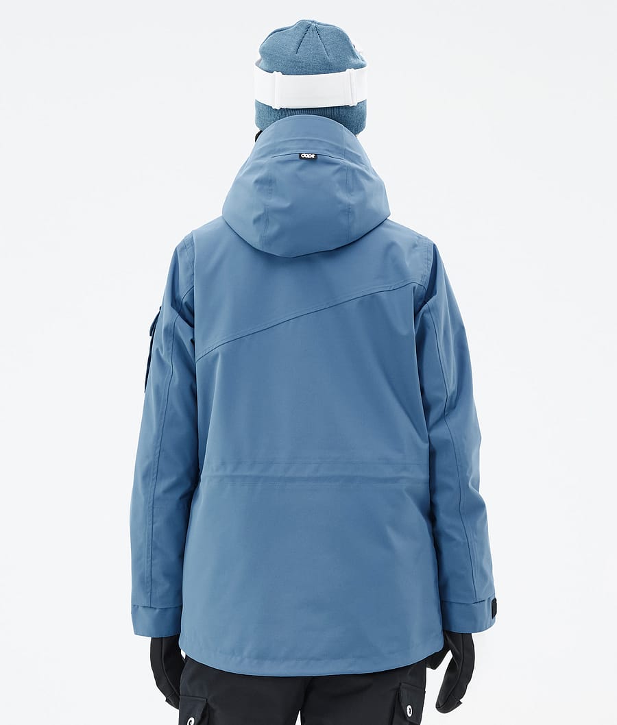 Dope Adept W Snowboardjacke Damen Blau Grau | 105-USKDTO