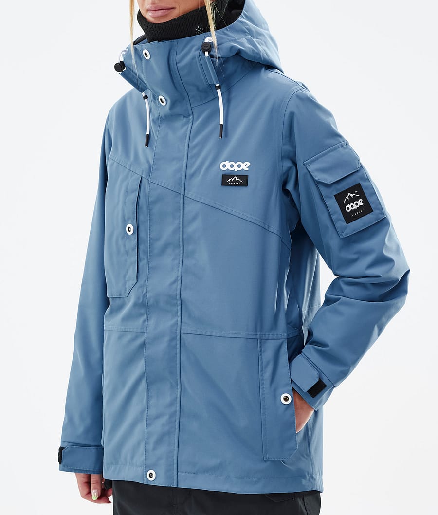 Dope Adept W Snowboardjacke Damen Blau Grau | 105-USKDTO