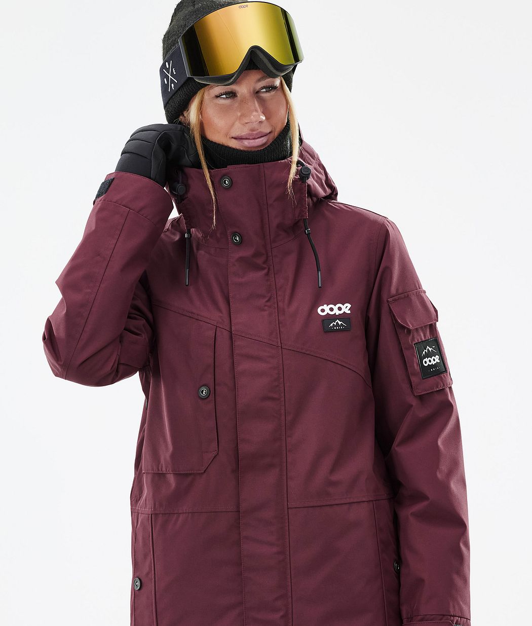 Dope Adept W Snowboardjacke Damen Bordeaux | 742-RNUQIF