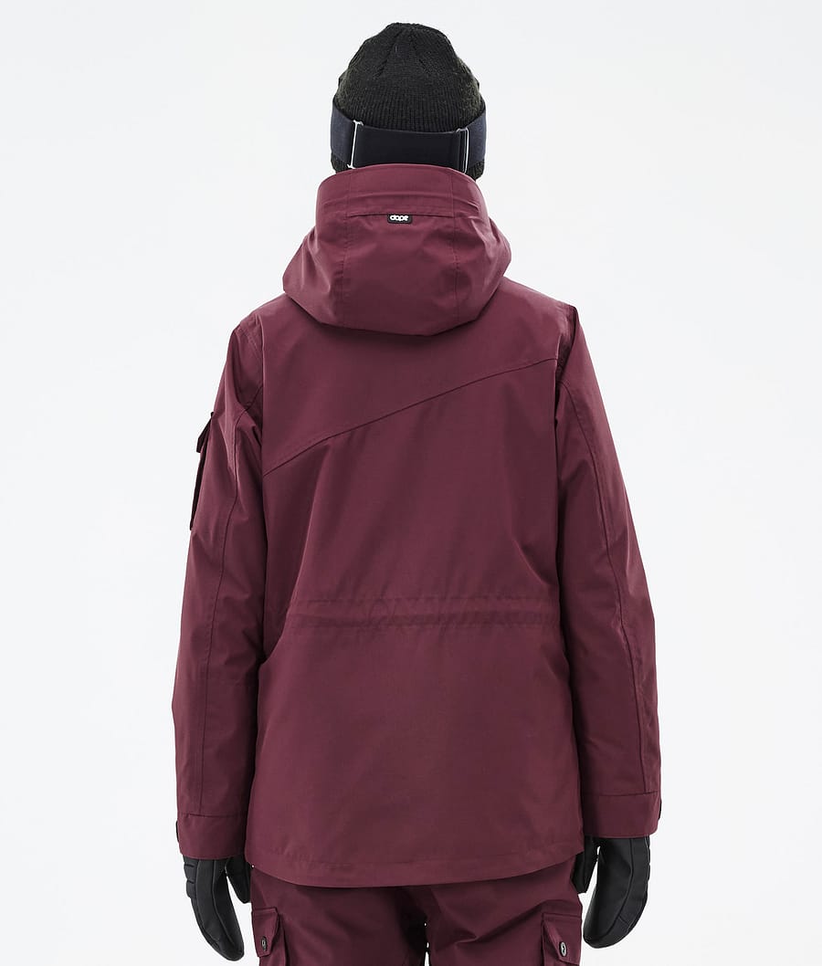 Dope Adept W Snowboardjacke Damen Bordeaux | 742-RNUQIF
