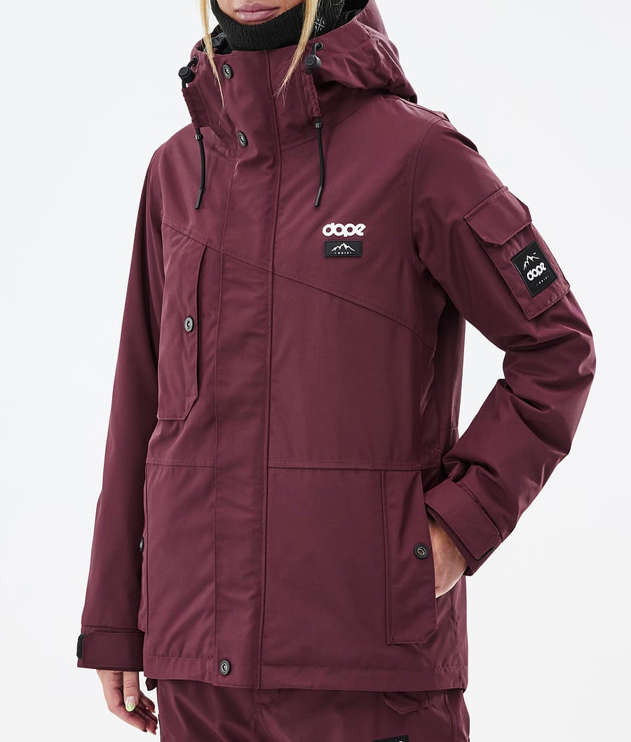 Dope Adept W Snowboardjacke Damen Bordeaux | 742-RNUQIF