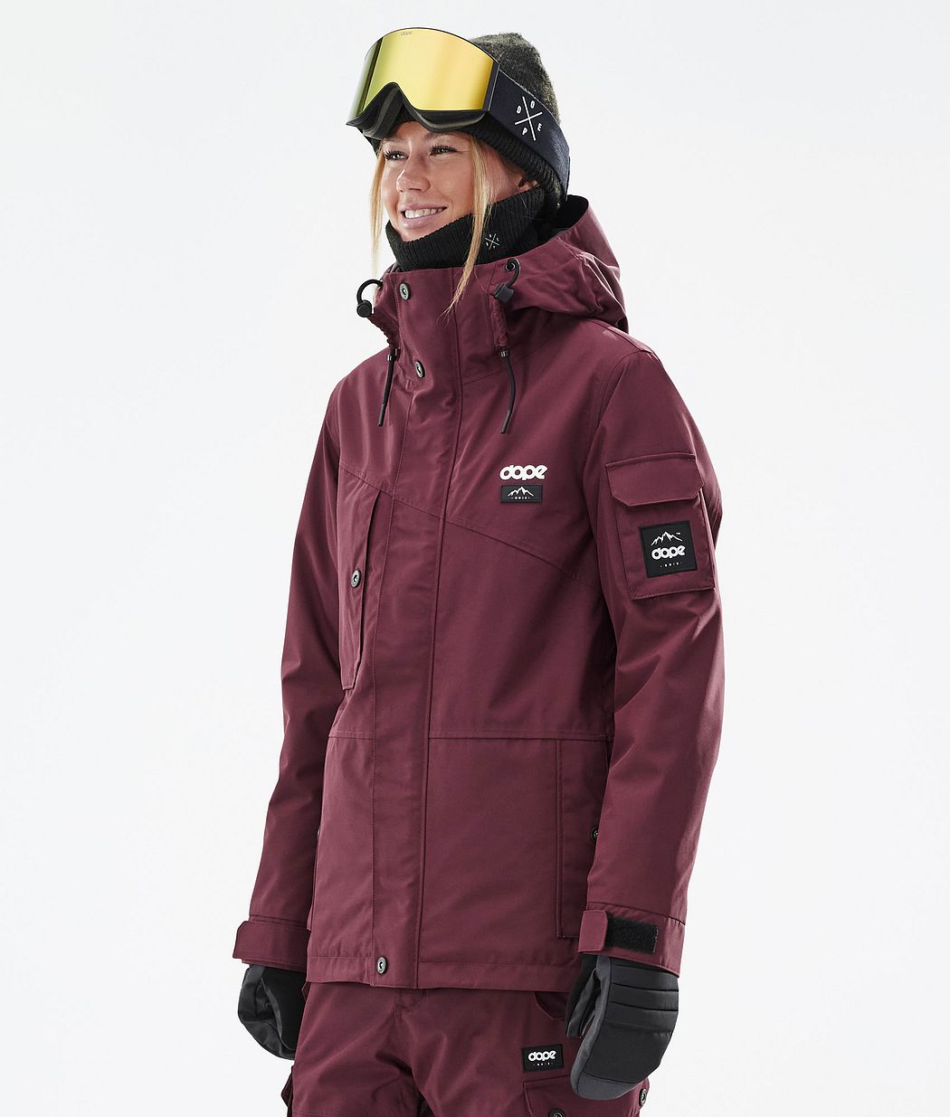 Dope Adept W Snowboardjacke Damen Bordeaux | 742-RNUQIF