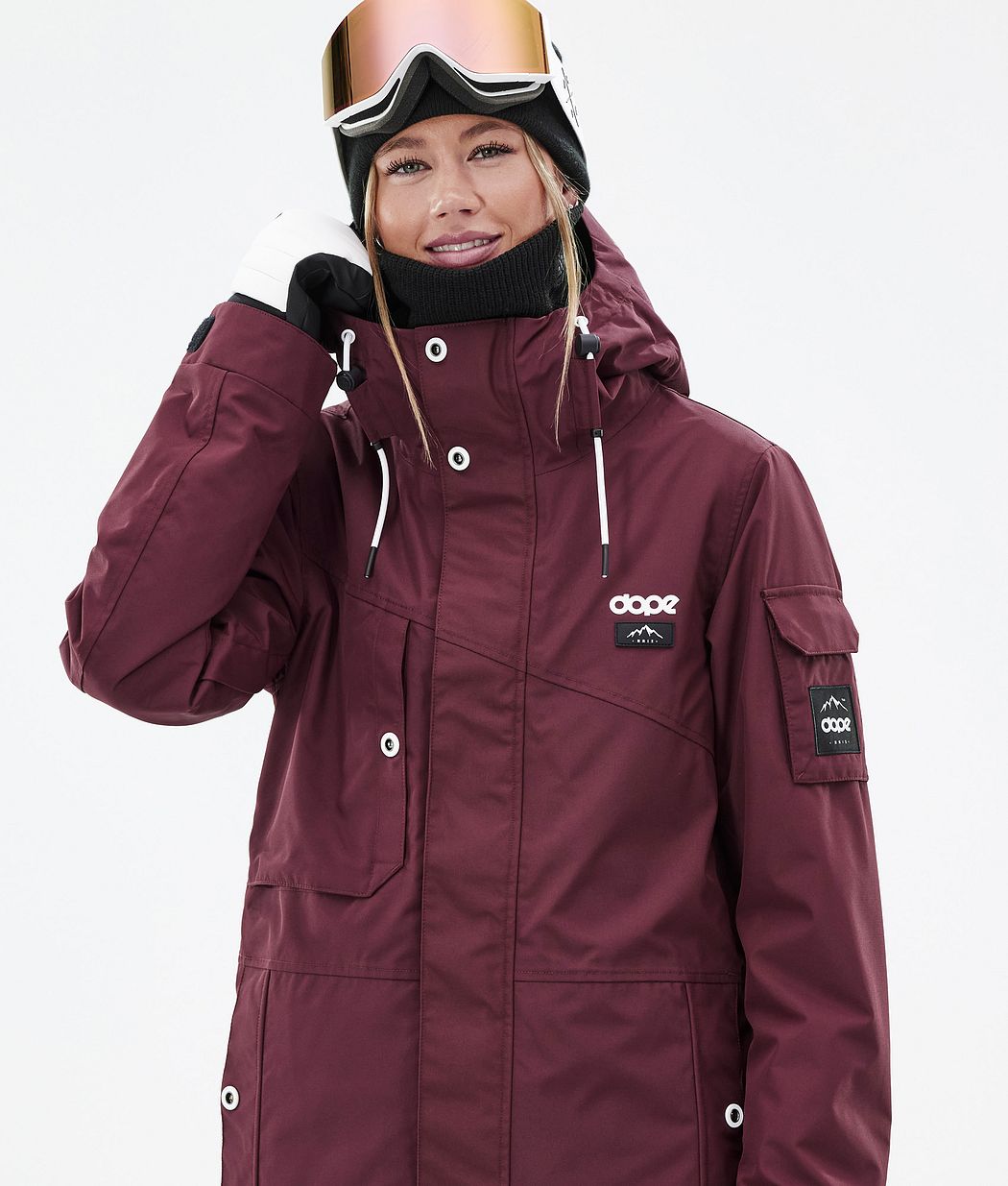 Dope Adept W Snowboardjacke Damen Bordeaux | 845-RNCEXF