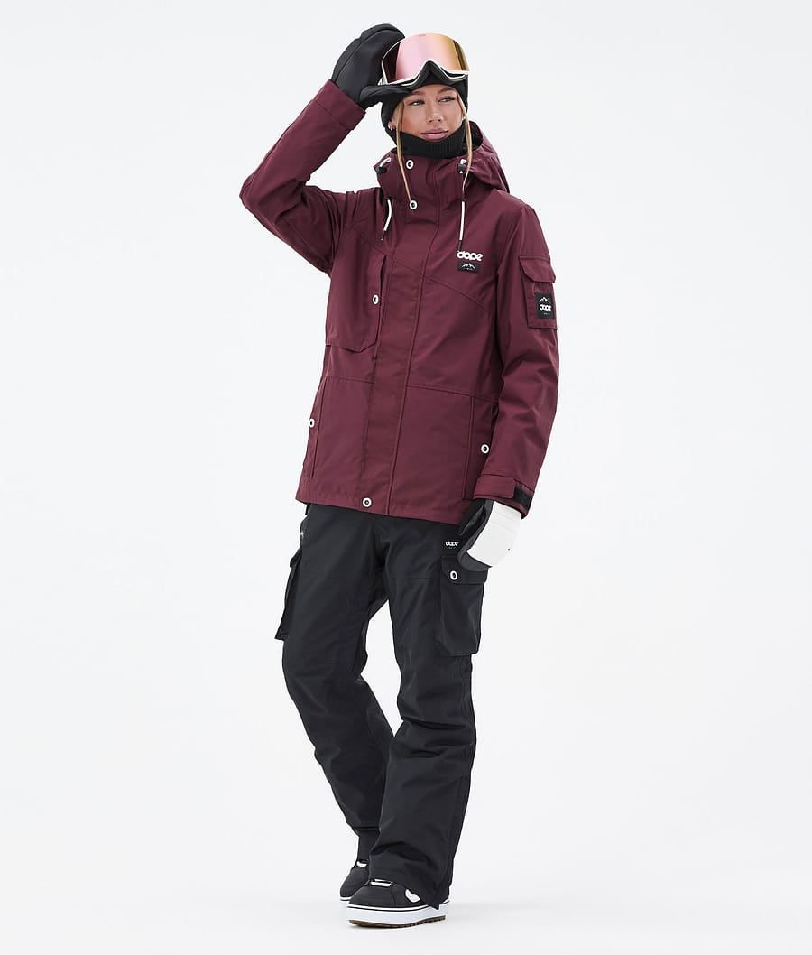 Dope Adept W Snowboardjacke Damen Bordeaux | 845-RNCEXF