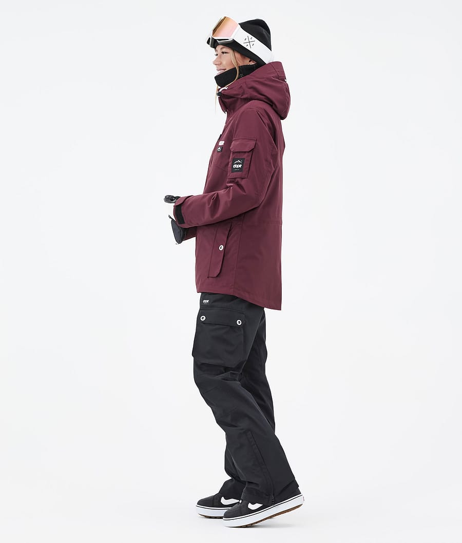Dope Adept W Snowboardjacke Damen Bordeaux | 845-RNCEXF