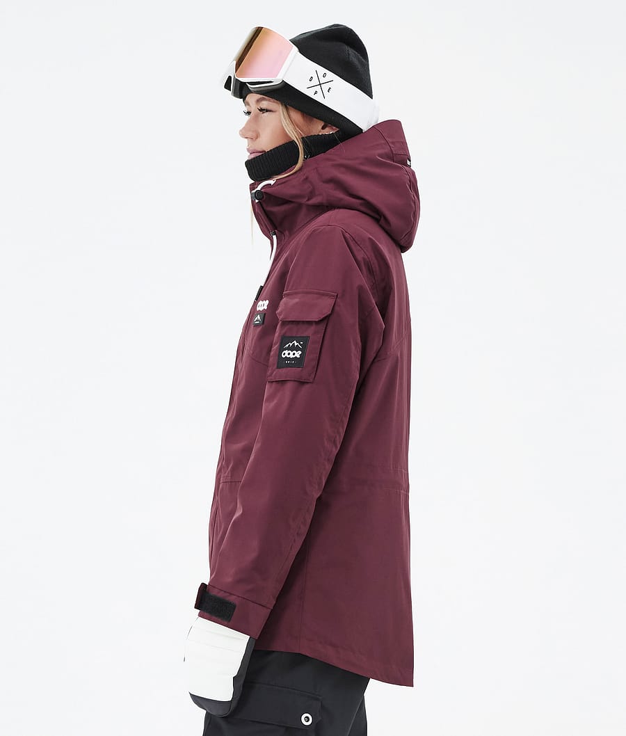 Dope Adept W Snowboardjacke Damen Bordeaux | 845-RNCEXF