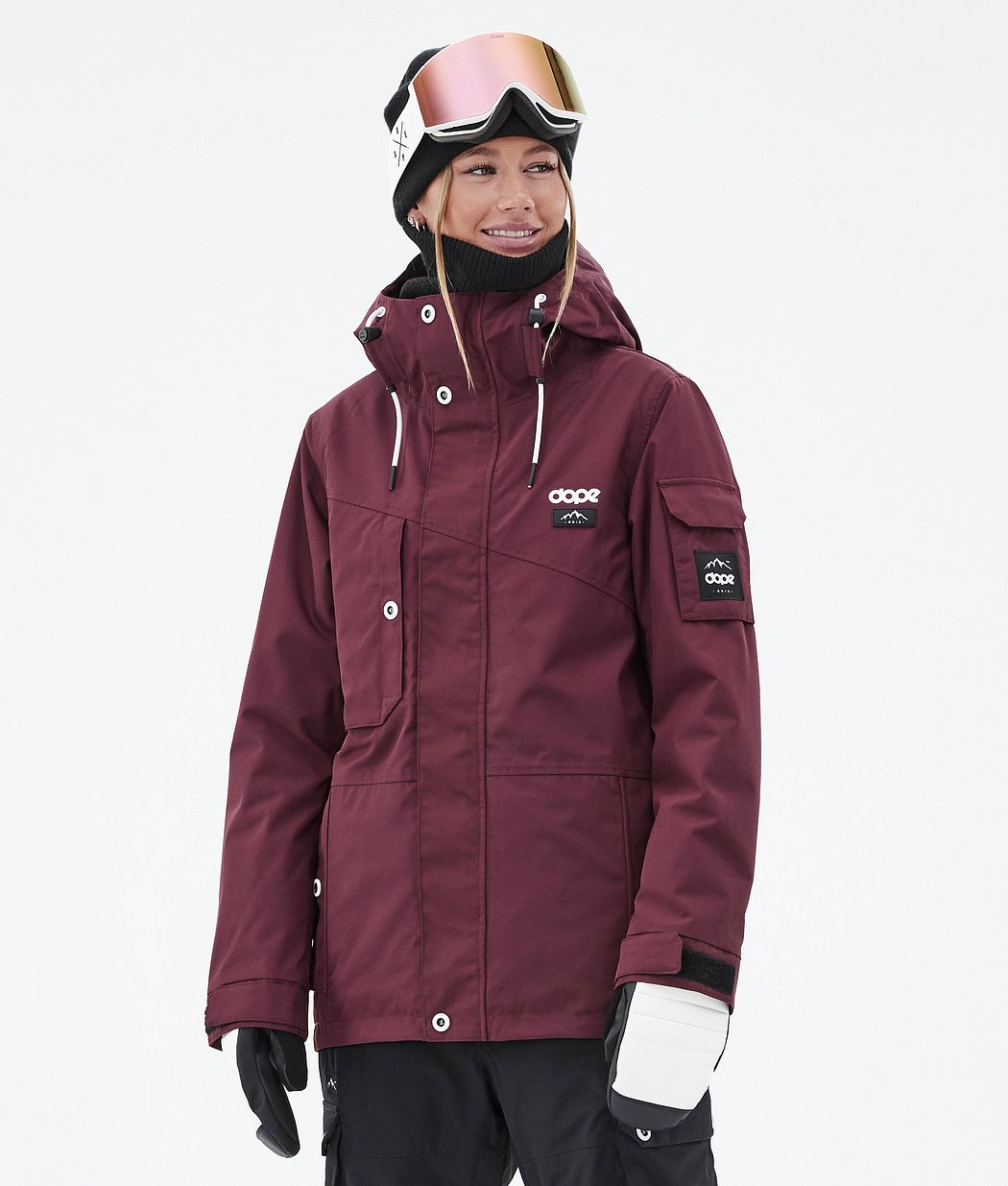Dope Adept W Snowboardjacke Damen Bordeaux | 845-RNCEXF