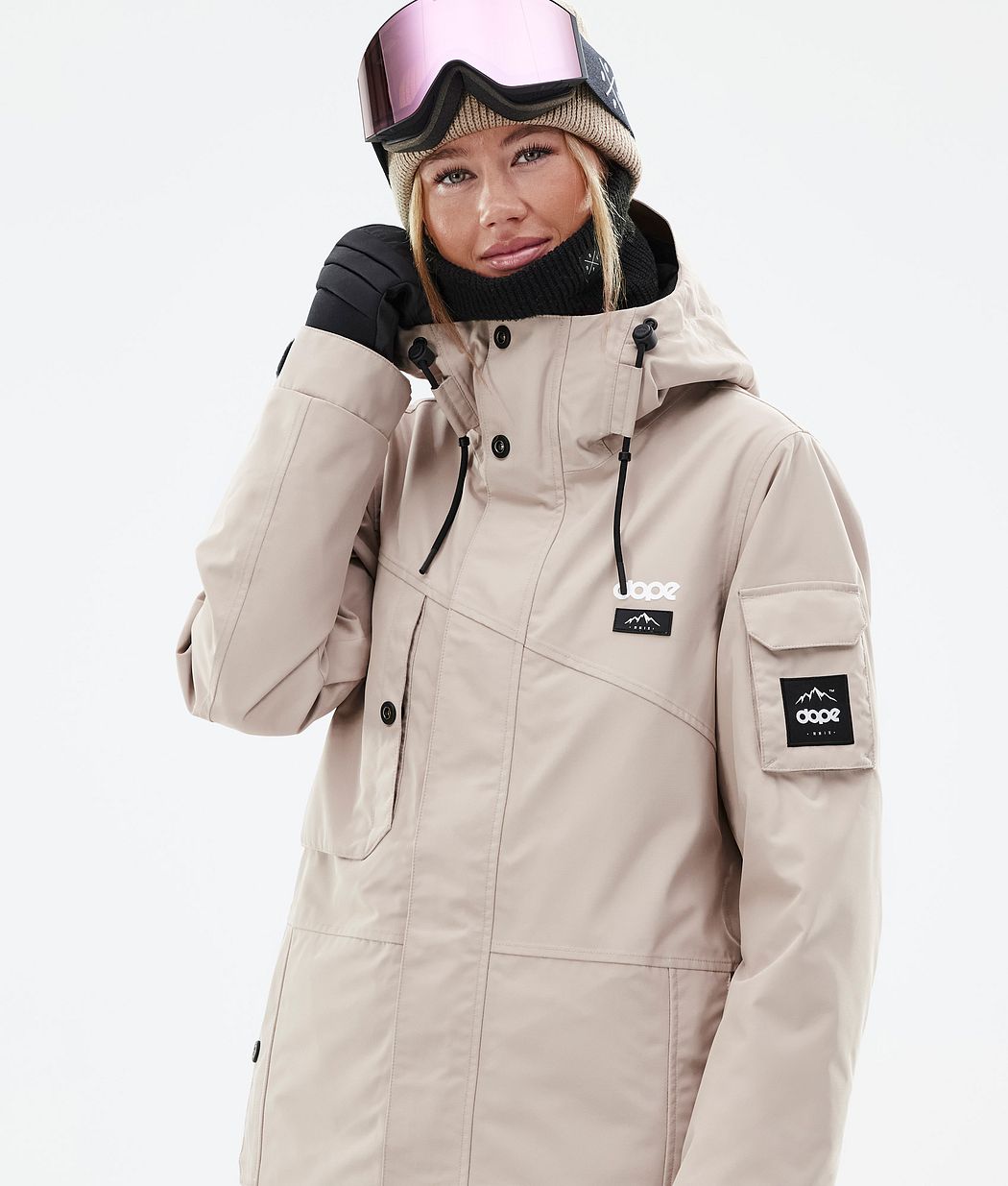 Dope Adept W Snowboardjacke Damen Braun | 293-ZWQDOR