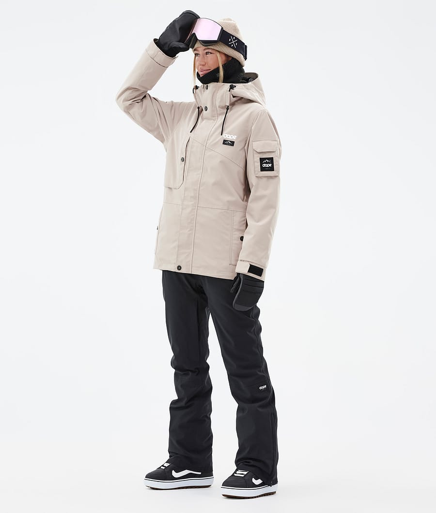 Dope Adept W Snowboardjacke Damen Braun | 293-ZWQDOR