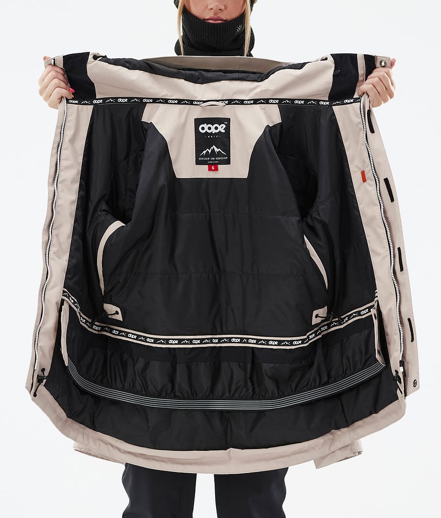 Dope Adept W Snowboardjacke Damen Braun | 293-ZWQDOR