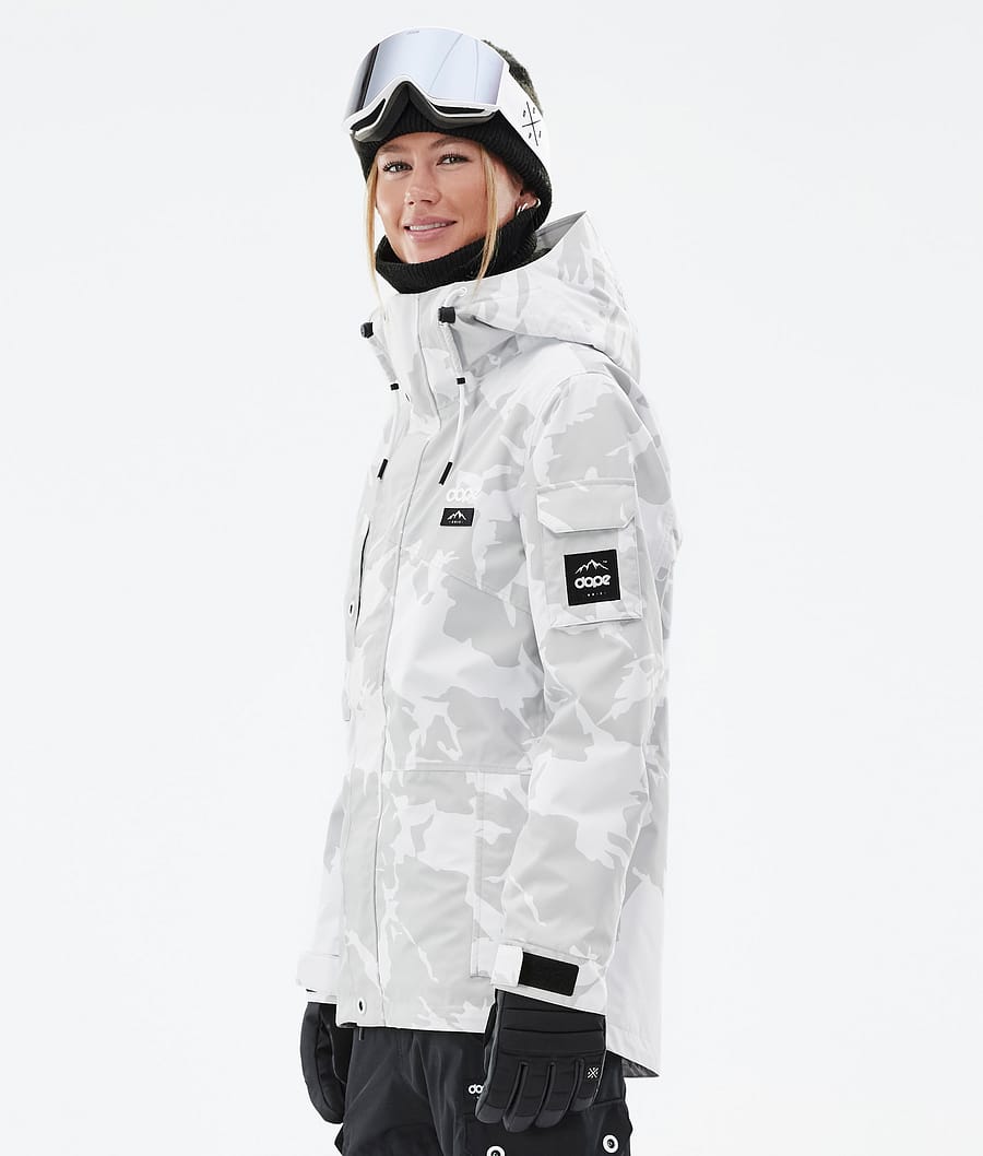 Dope Adept W Snowboardjacke Damen Grau Camouflage | 321-MDSCNO