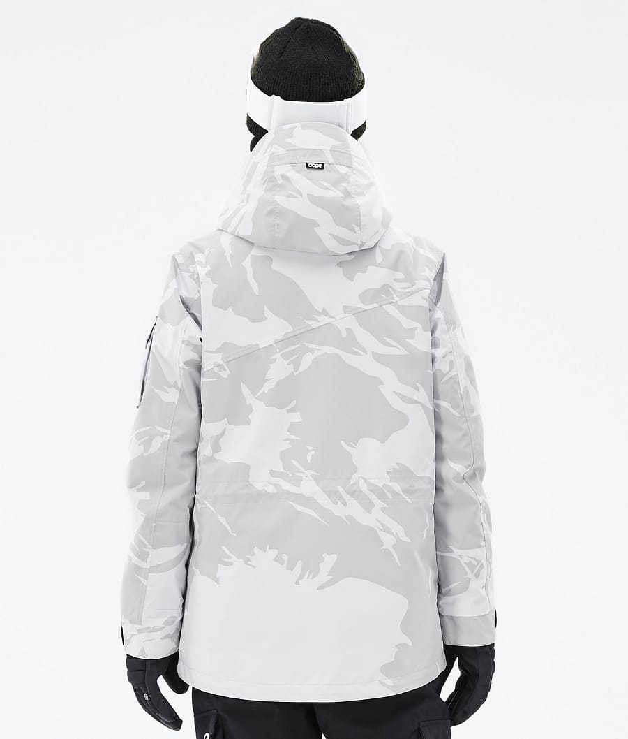 Dope Adept W Snowboardjacke Damen Grau Camouflage | 321-MDSCNO