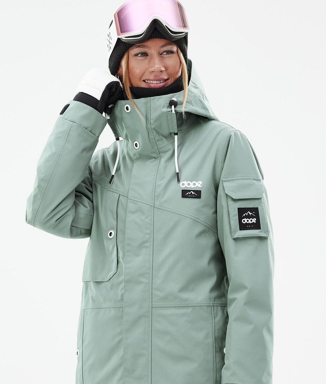 Dope Adept W Snowboardjacke Damen Grün | 536-MXBOKS