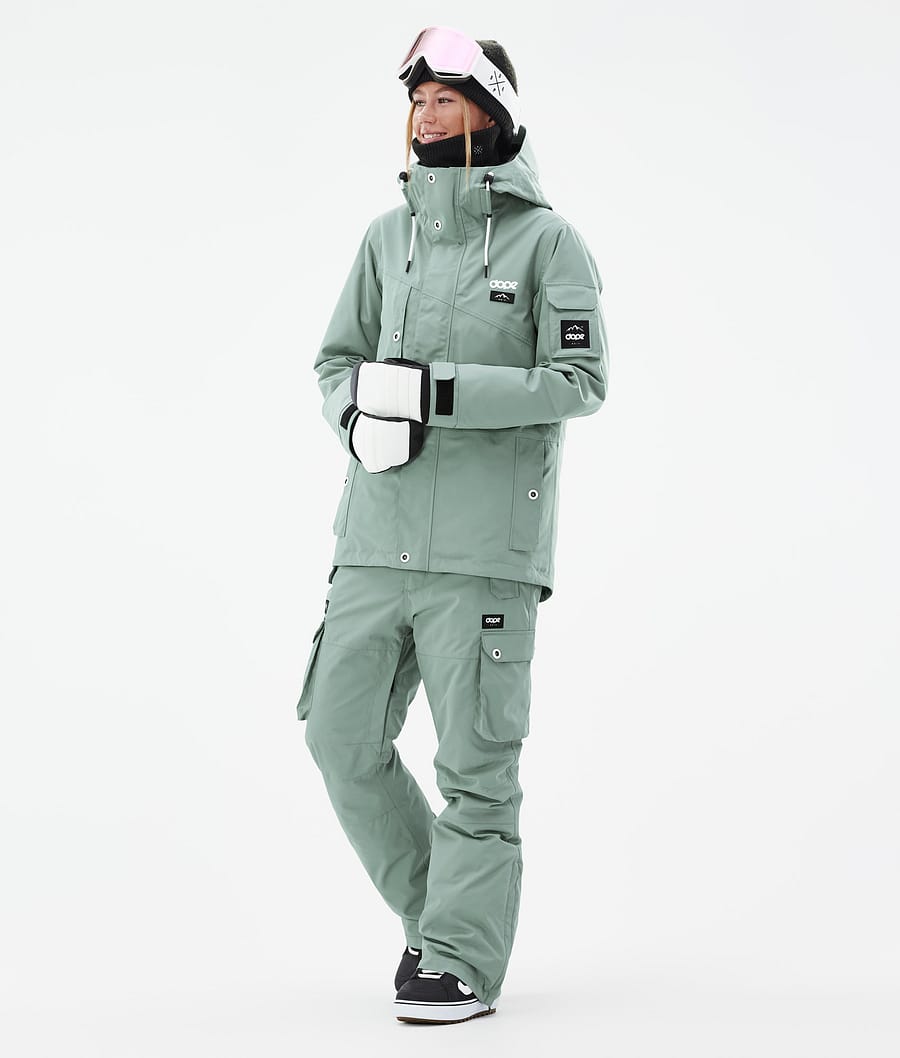 Dope Adept W Snowboardjacke Damen Grün | 536-MXBOKS