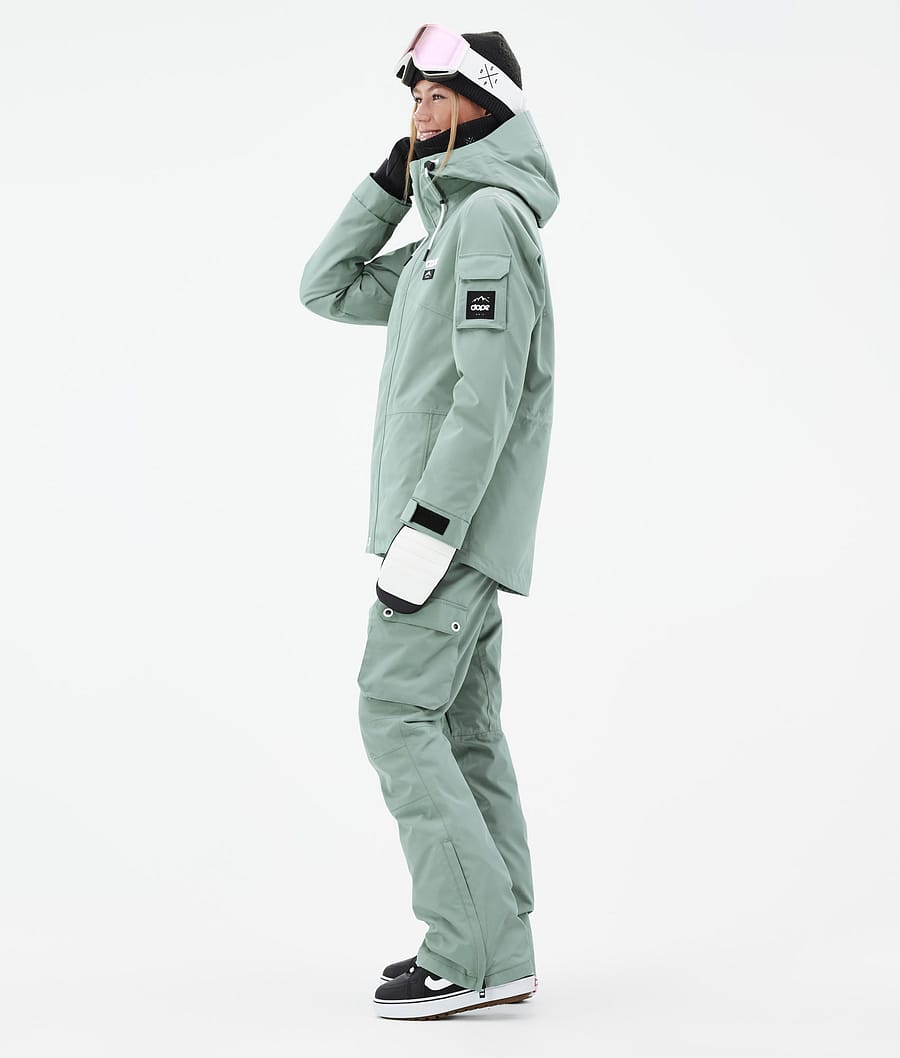 Dope Adept W Snowboardjacke Damen Grün | 536-MXBOKS