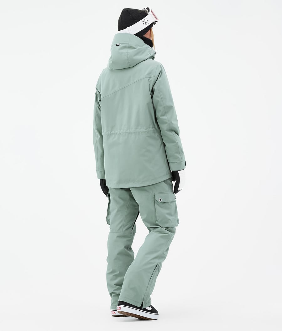 Dope Adept W Snowboardjacke Damen Grün | 536-MXBOKS
