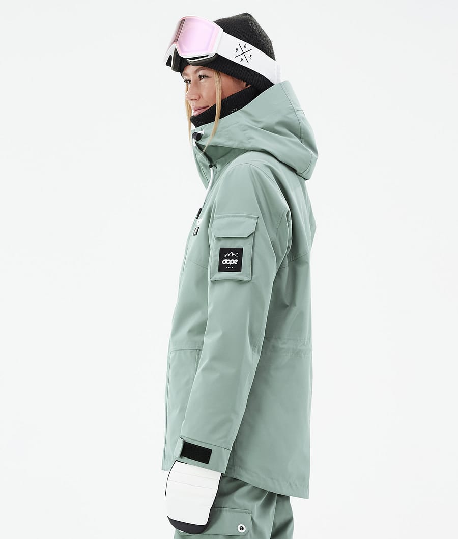 Dope Adept W Snowboardjacke Damen Grün | 536-MXBOKS