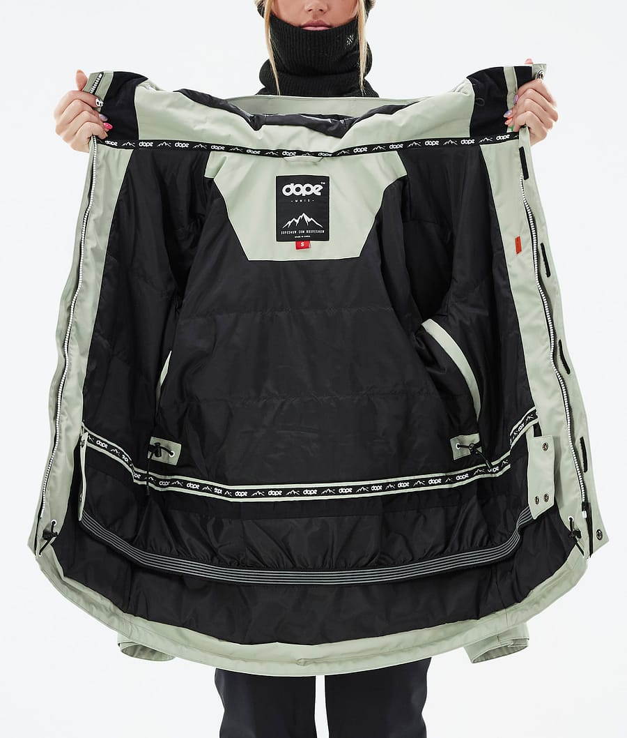 Dope Adept W Snowboardjacke Damen Grün | 786-SQUIDJ