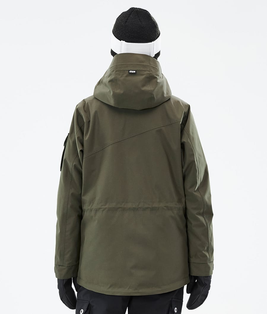 Dope Adept W Snowboardjacke Damen Olivgrün Grün | 837-VTHEGD