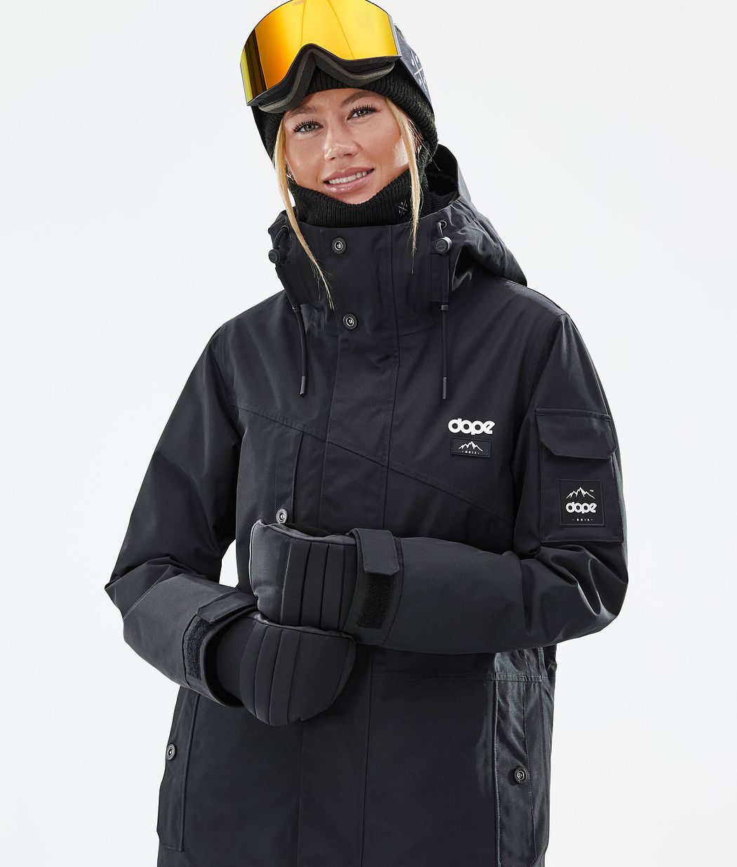 Dope Adept W Snowboardjacke Damen Schwarz | 609-MWBRGD