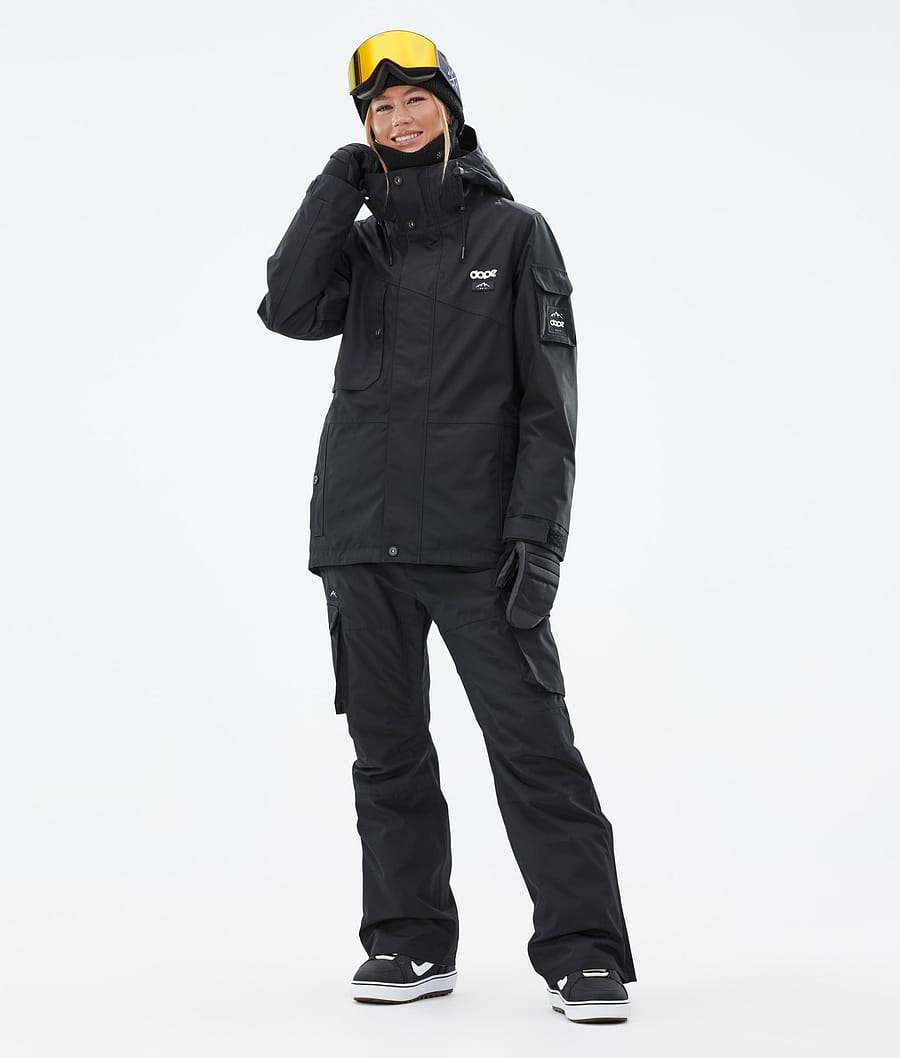 Dope Adept W Snowboardjacke Damen Schwarz | 609-MWBRGD