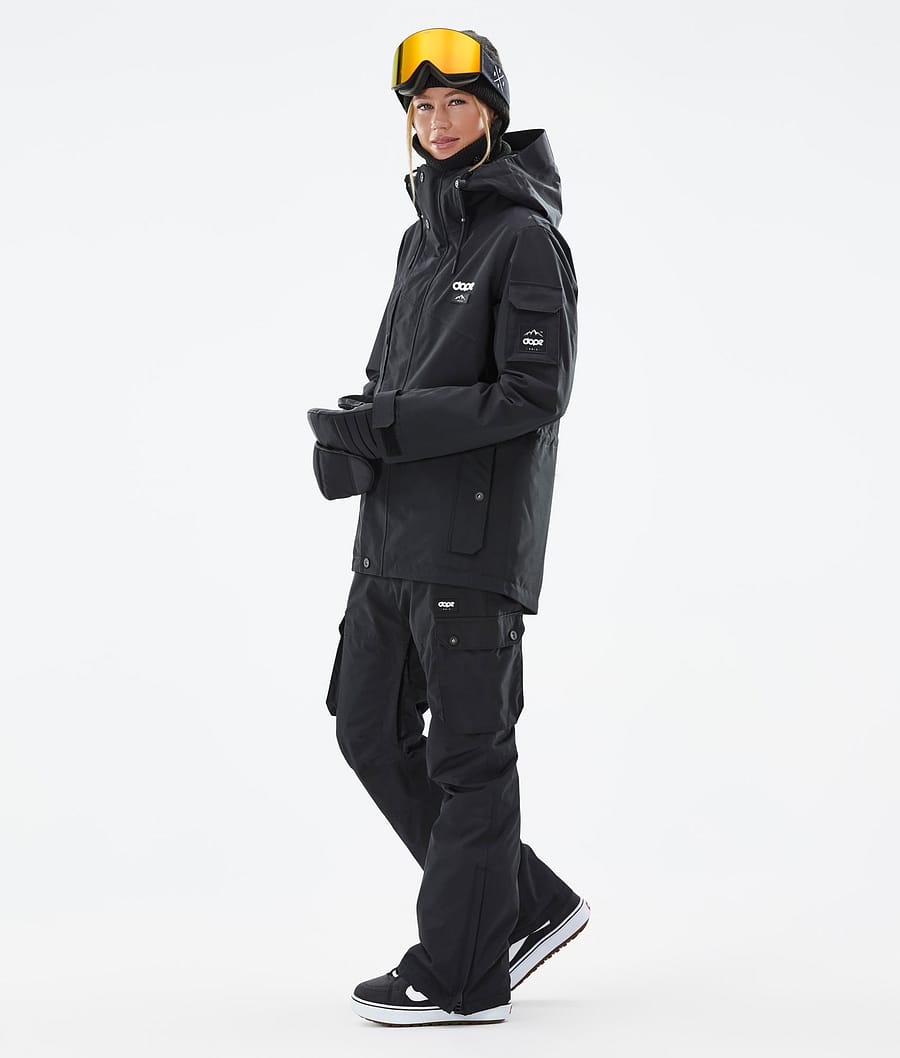 Dope Adept W Snowboardjacke Damen Schwarz | 609-MWBRGD