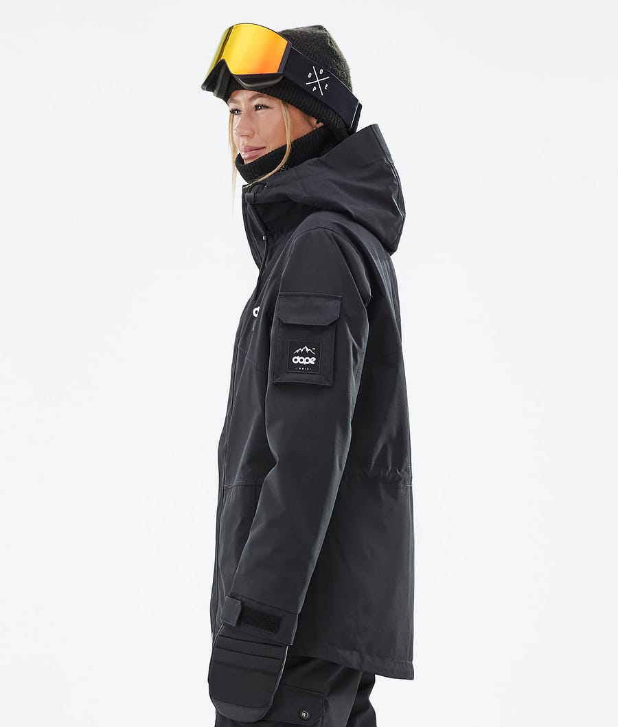 Dope Adept W Snowboardjacke Damen Schwarz | 609-MWBRGD