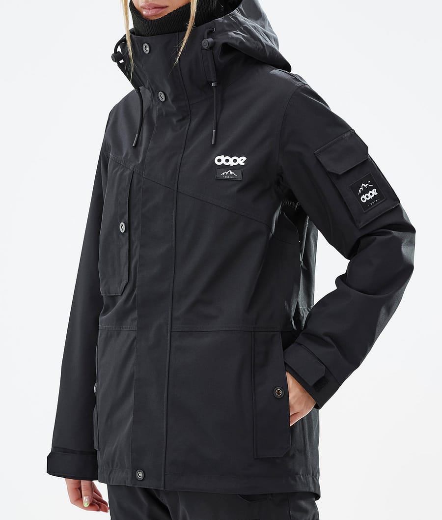 Dope Adept W Snowboardjacke Damen Schwarz | 609-MWBRGD