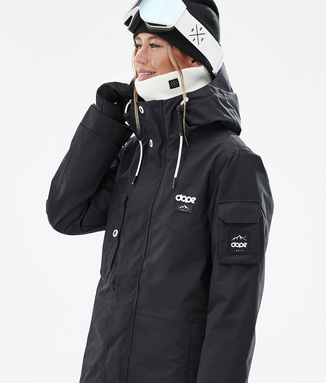 Dope Adept W Snowboardjacke Damen Schwarz | 985-SEAUGC