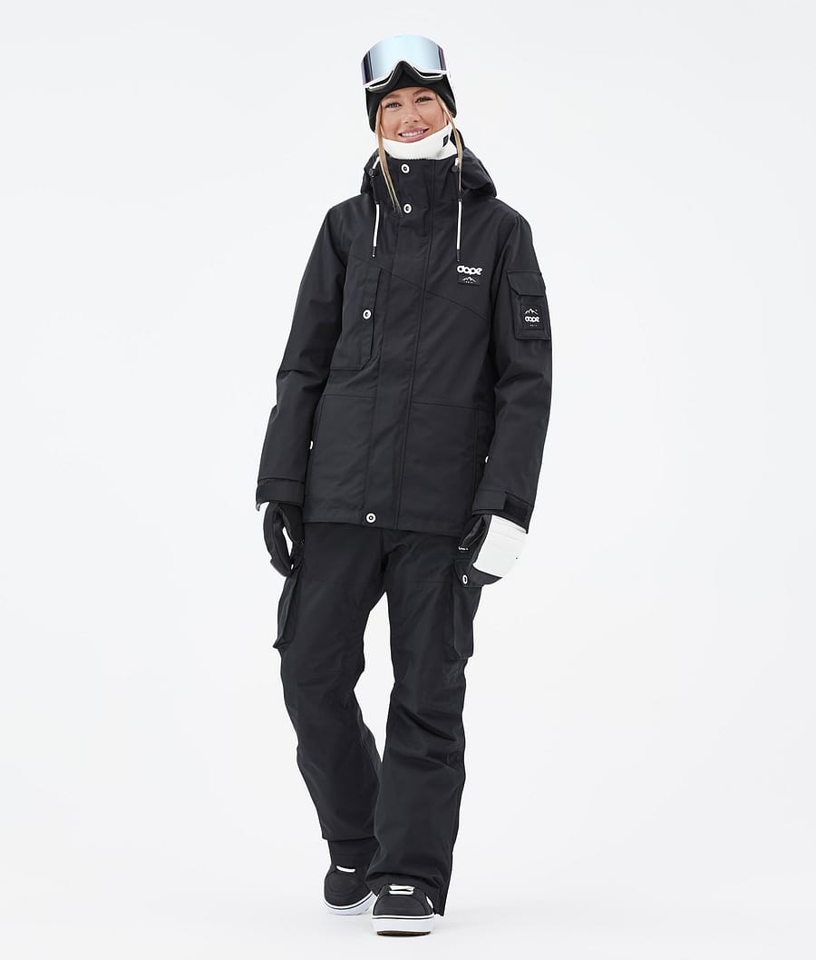 Dope Adept W Snowboardjacke Damen Schwarz | 985-SEAUGC