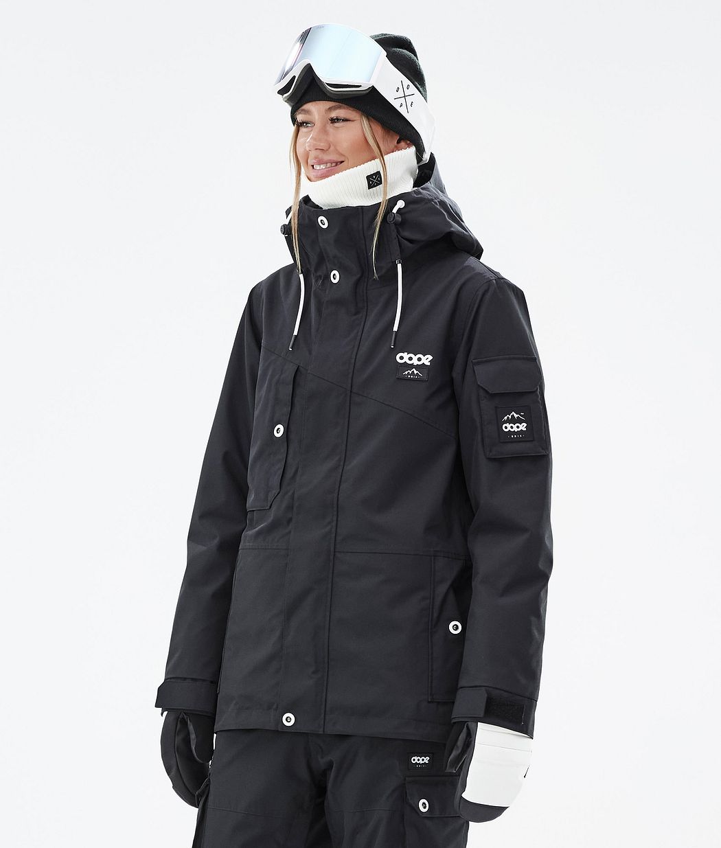 Dope Adept W Snowboardjacke Damen Schwarz | 985-SEAUGC