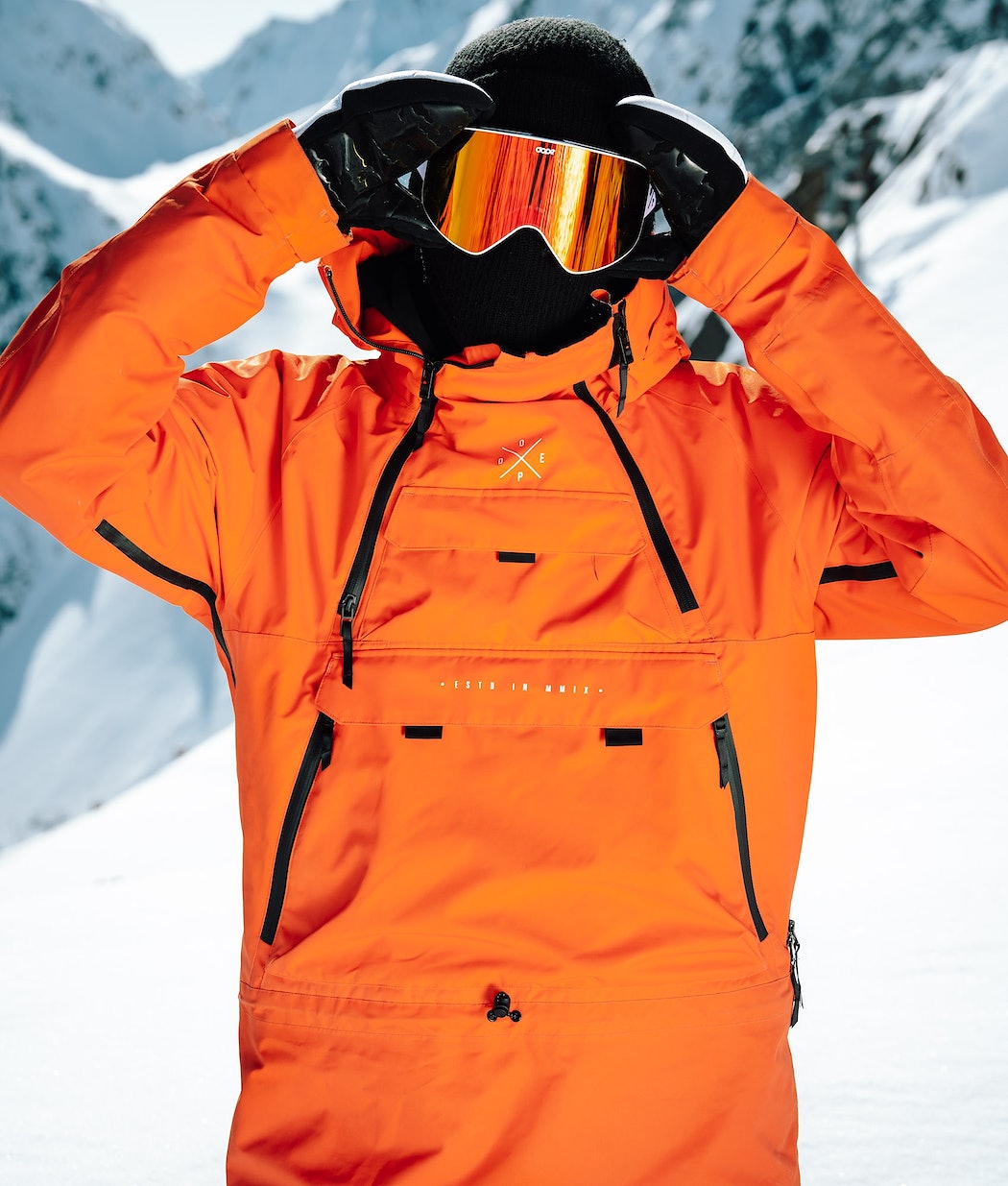 Dope Akin 2019 Snowboardjacke Herren Orange | 432-XJOIAW