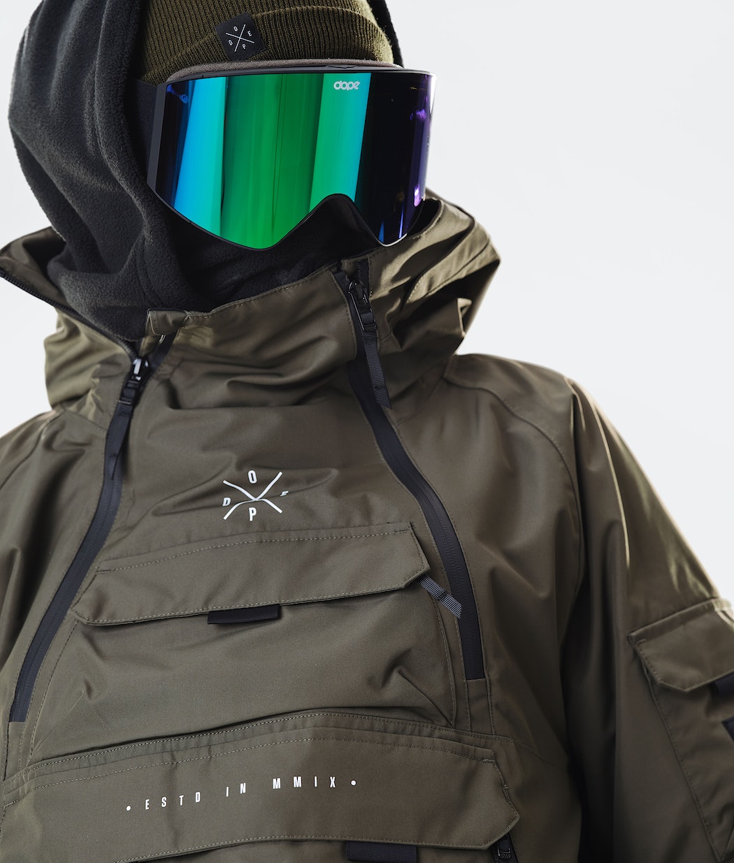 Dope Akin 2020 Snowboardjacke Herren Olivgrün Grün | 964-KRHNZI