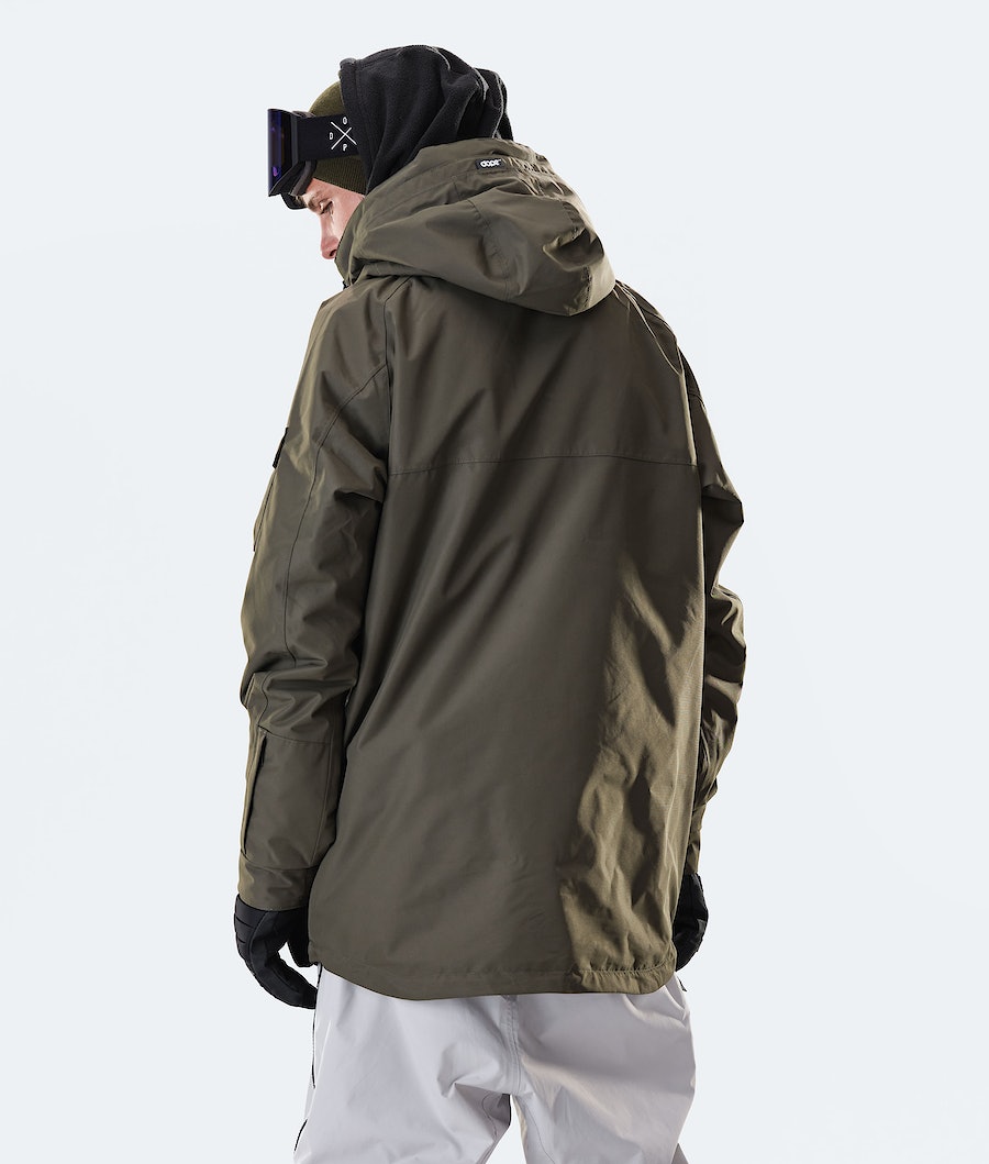 Dope Akin 2020 Snowboardjacke Herren Olivgrün Grün | 964-KRHNZI