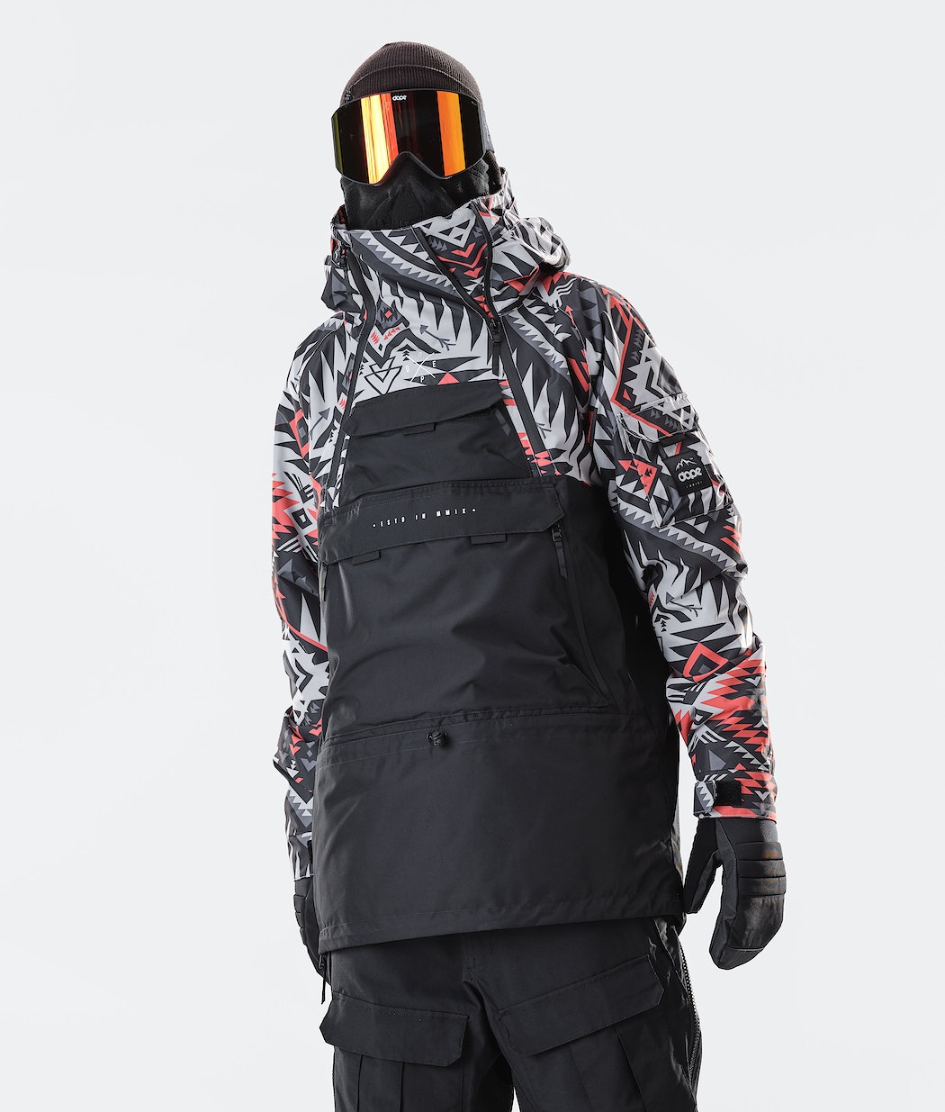 Dope Akin 2020 Snowboardjacke Herren Rot Schwarz | 940-DJWZXP
