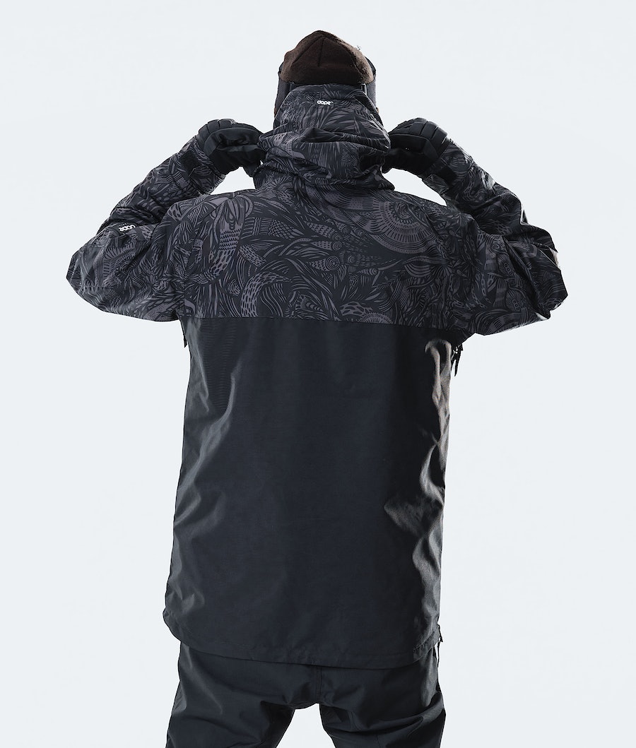 Dope Akin 2020 Snowboardjacke Herren Schwarz | 528-XKHSMP