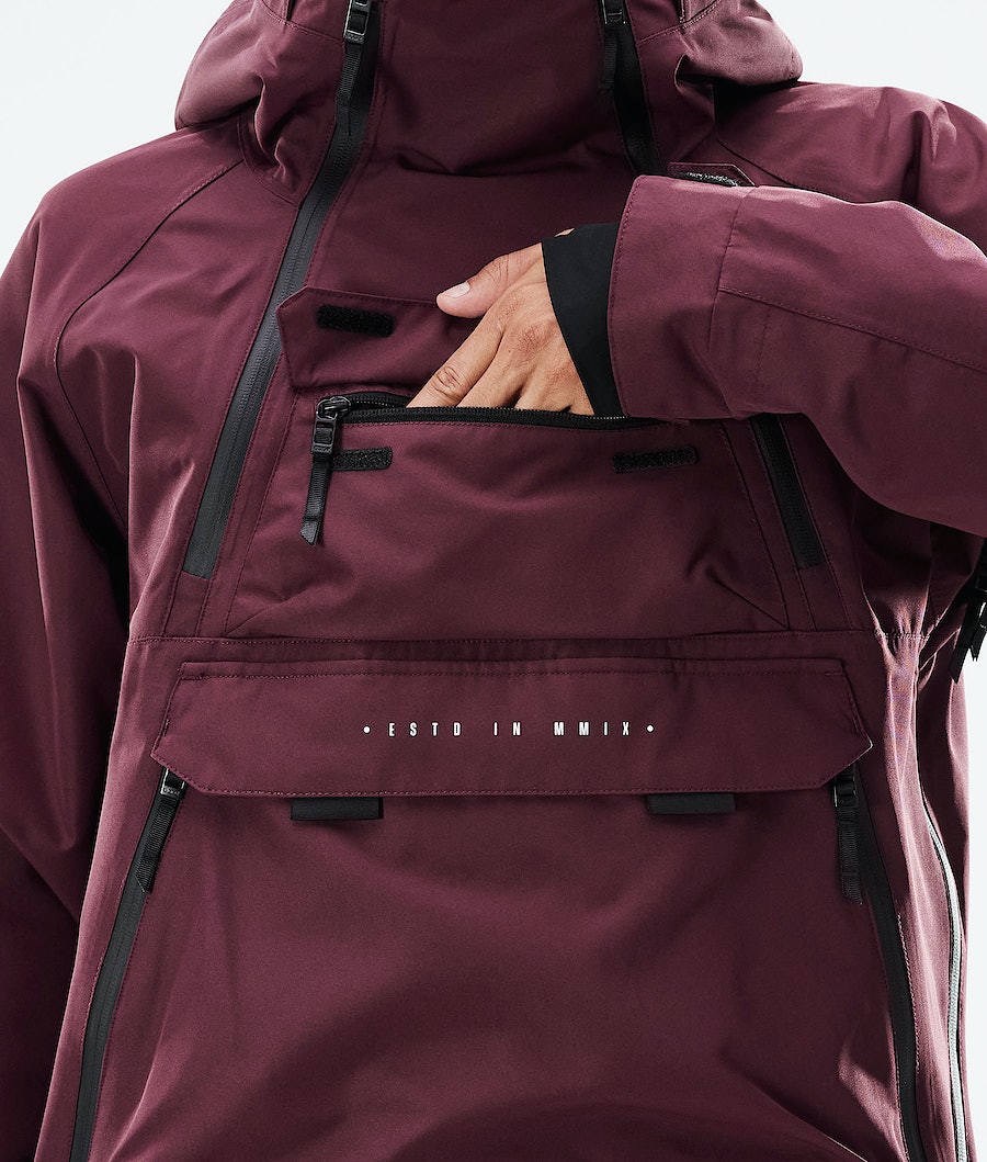 Dope Akin 2021 Snowboardjacke Herren Bordeaux | 253-AUORMJ